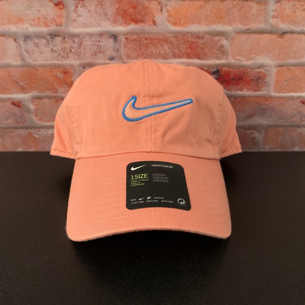 Nike Adult Unisex Heritage 86 Cap 1Size NWT Coral